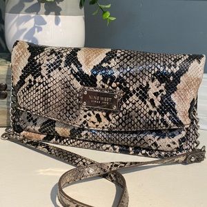 Nine West Transitional Snake Print Clutch OR Crossbody